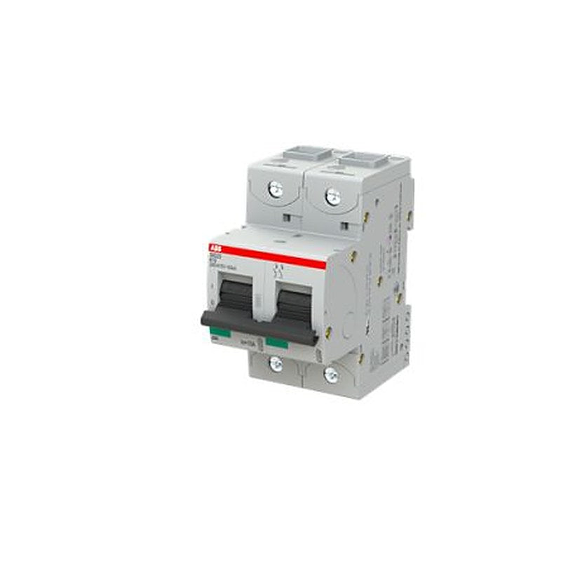 ABB S800S Miniature Circuit Breaker, 2-Pole, 10A, Type K, 240V ac AC, 50 kA Breaking Capacity