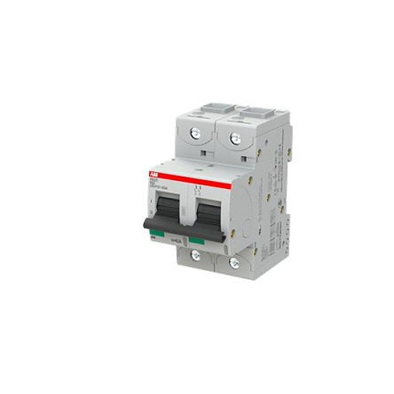 ABB S800S Miniature Circuit Breaker, 2-Pole, 63A, Type K, 240V ac AC, 50 kA Breaking Capacity