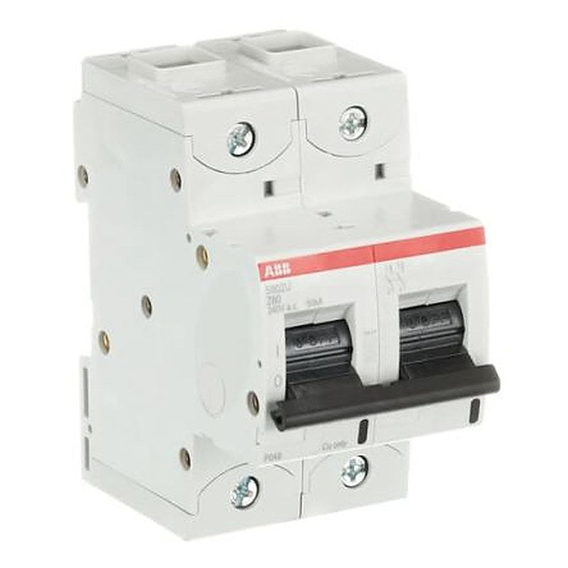 ABB S800U Miniature Circuit Breaker, 2-Pole, 80A, Type Z, 240V ac AC, 50 kA Breaking Capacity