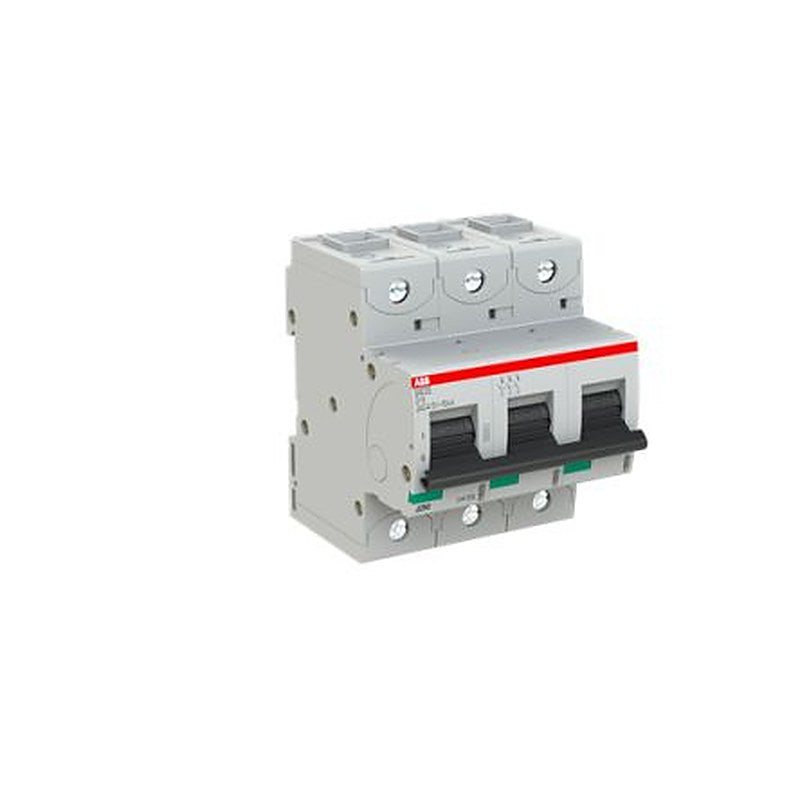 ABB S800S Miniature Circuit Breaker, 3-Pole, 16A, Type D, 240V ac AC, 50 kA Breaking Capacity