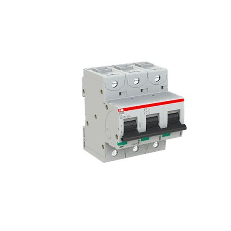 ABB S800S Miniature Circuit Breaker, 3-Pole, 40A, Type C, 240V ac AC, 50 kA Breaking Capacity