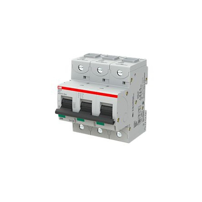ABB S800S Miniature Circuit Breaker, 3-Pole, 13A, Type K, 240V ac AC, 50 kA Breaking Capacity