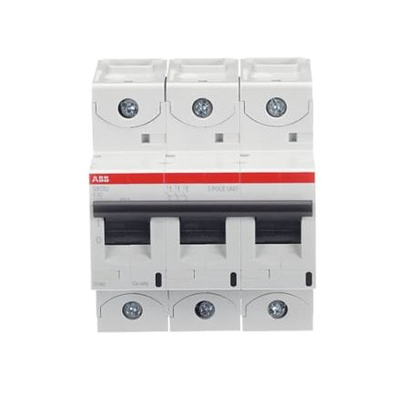 ABB S800U Miniature Circuit Breaker, 3-Pole, 30A, Type K, 240V ac AC, 50 kA Breaking Capacity