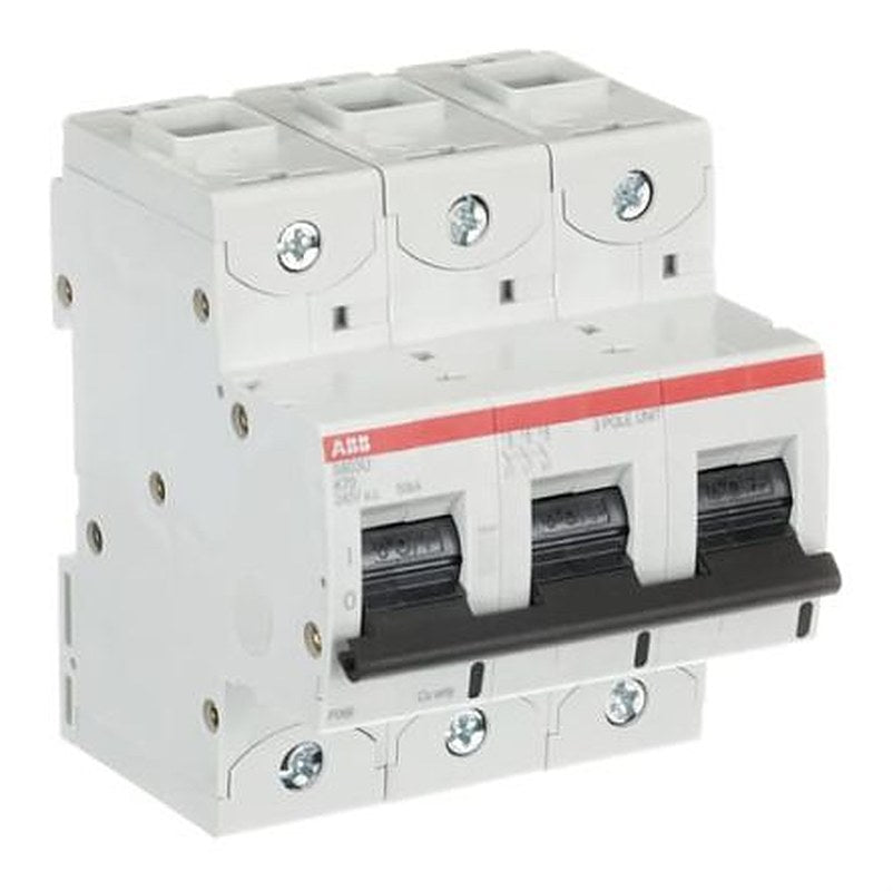 ABB S800U Miniature Circuit Breaker, 3-Pole, 70A, Type K, 240V ac AC, 50 kA Breaking Capacity