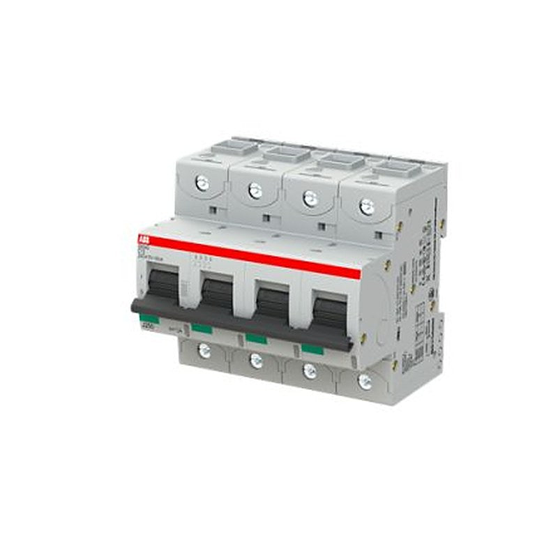 ABB S800S Miniature Circuit Breaker, 4-Pole, 13A, Type C, 240V ac AC, 50 kA Breaking Capacity