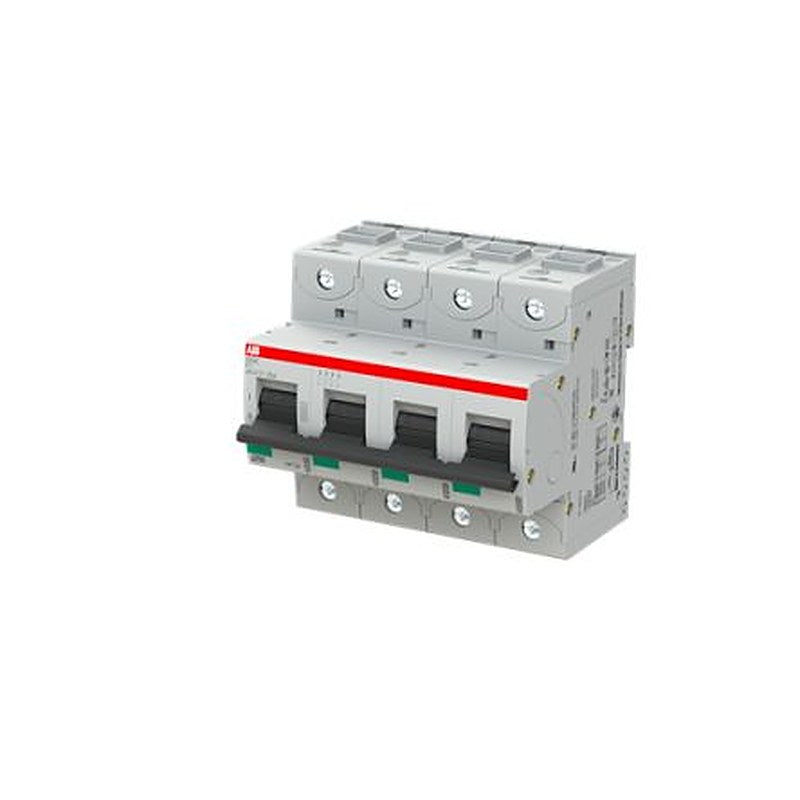 ABB S800S Miniature Circuit Breaker, 4-Pole, 13A, Type K, 240V ac AC, 50 kA Breaking Capacity