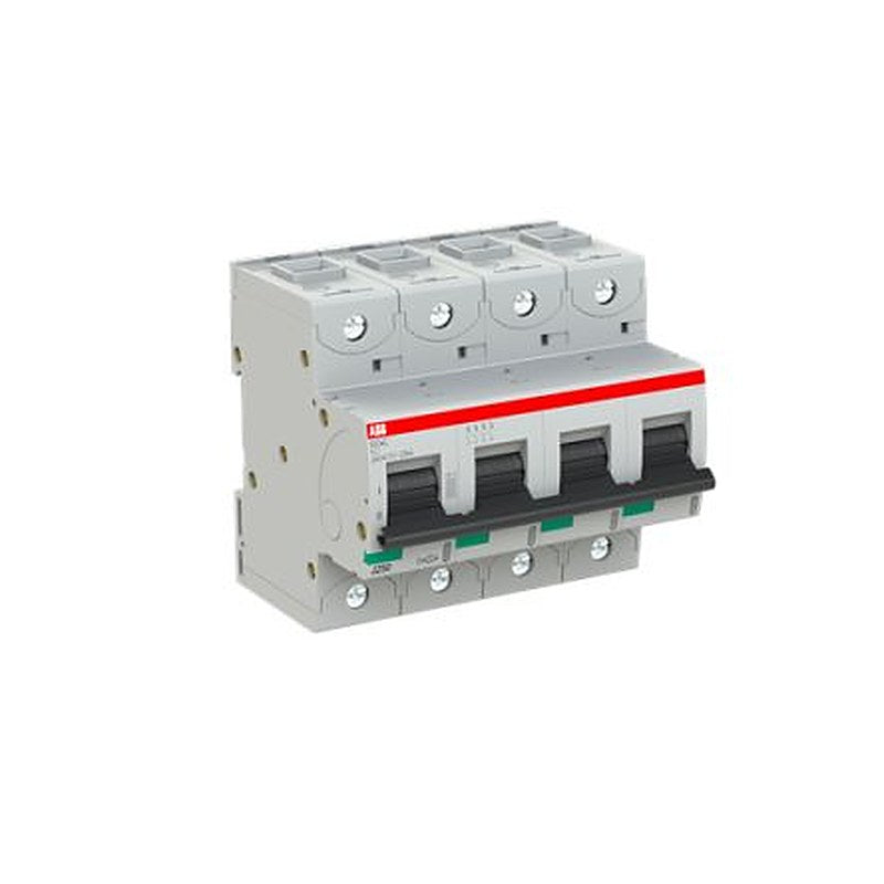 ABB S800S Miniature Circuit Breaker, 4-Pole, 20A, Type K, 240V ac AC, 50 kA Breaking Capacity