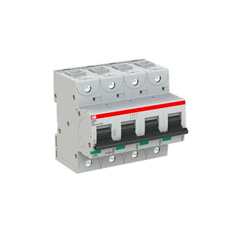 ABB S800S Miniature Circuit Breaker, 4-Pole, 32A, Type K, 240V ac AC, 50 kA Breaking Capacity