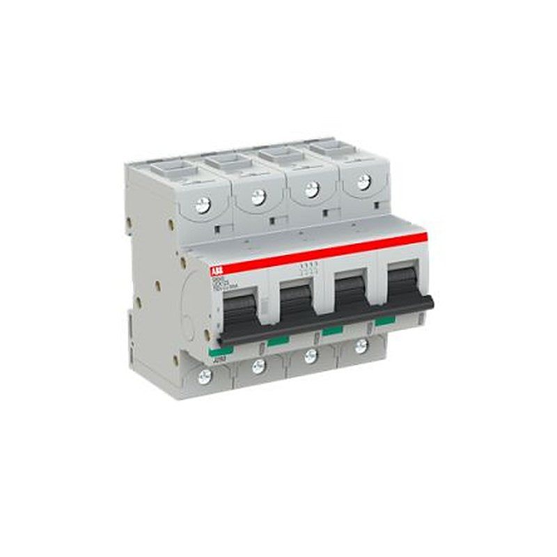 ABB 2CCS Miniature Circuit Breaker, 4-Pole, 125A, 50 kA Breaking Capacity