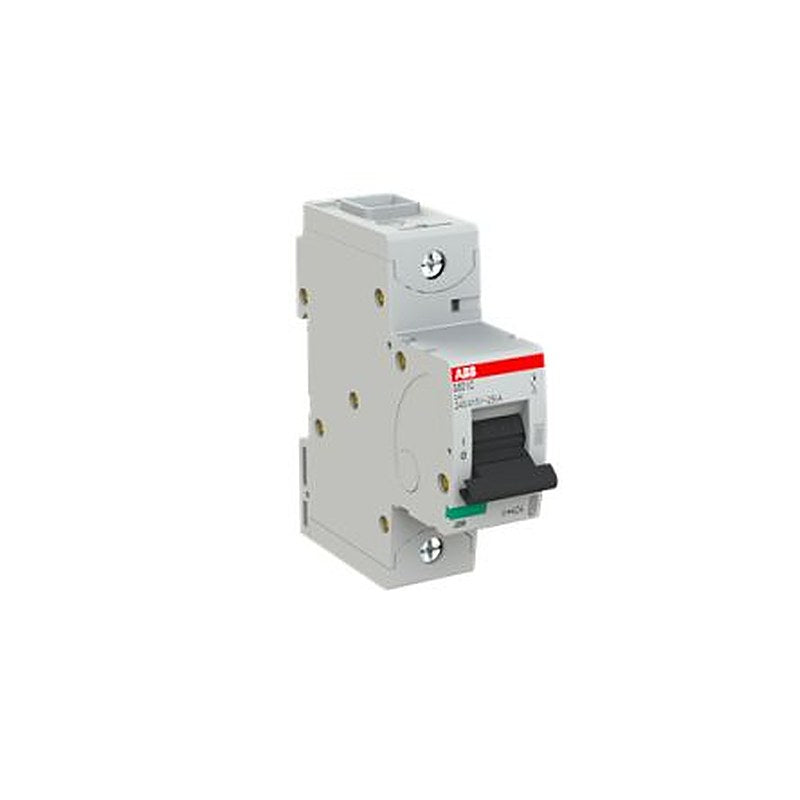 ABB S801C Miniature Circuit Breaker, 1-Pole, 40A, Type C, 400V ac AC, 25 kA Breaking Capacity
