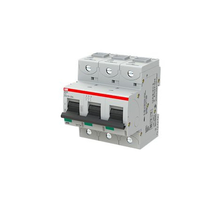 ABB S803C Miniature Circuit Breaker, 3-Pole, 13A, Type C, 415V ac AC, 375 V dc DC, 25 kA Breaking Capacity