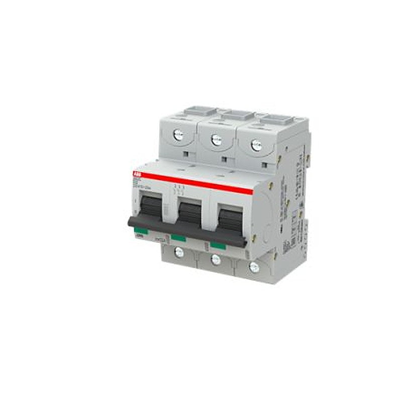 ABB S800C Miniature Circuit Breaker, 3-Pole, 32A, Type D, 240V ac AC, 440 V dc DC, 25 kA Breaking Capacity