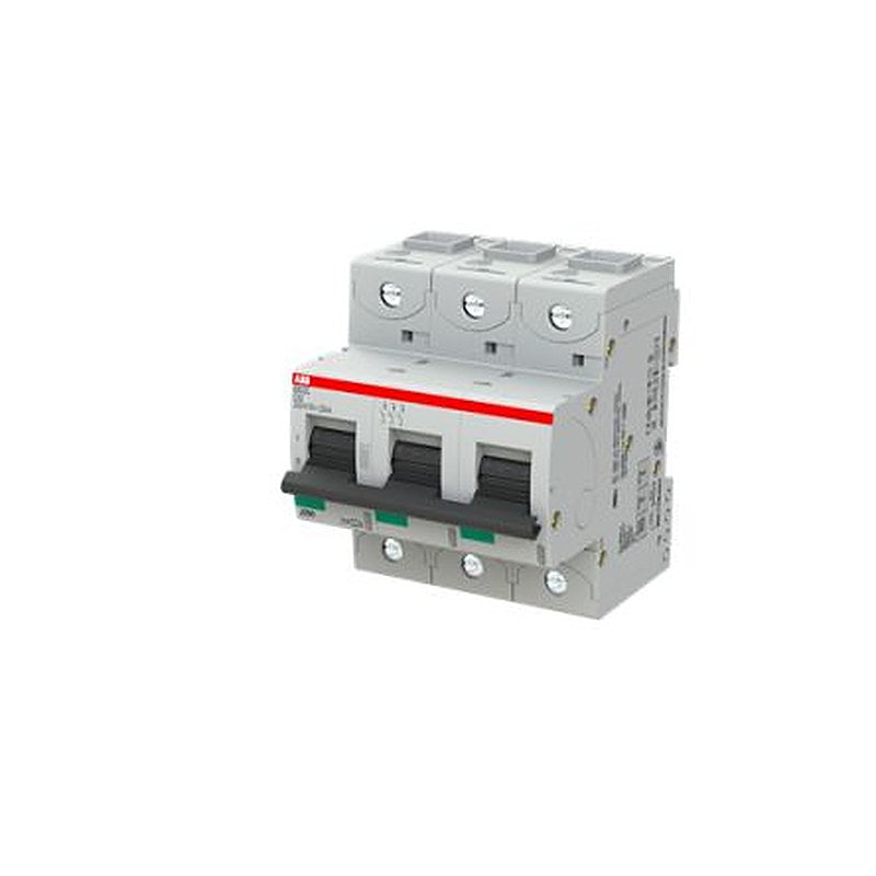 ABB S803 Circuit Breaker, 3-Pole, 32A, Type C, 440V ac AC, 375 V dc DC, 50 kA Breaking Capacity
