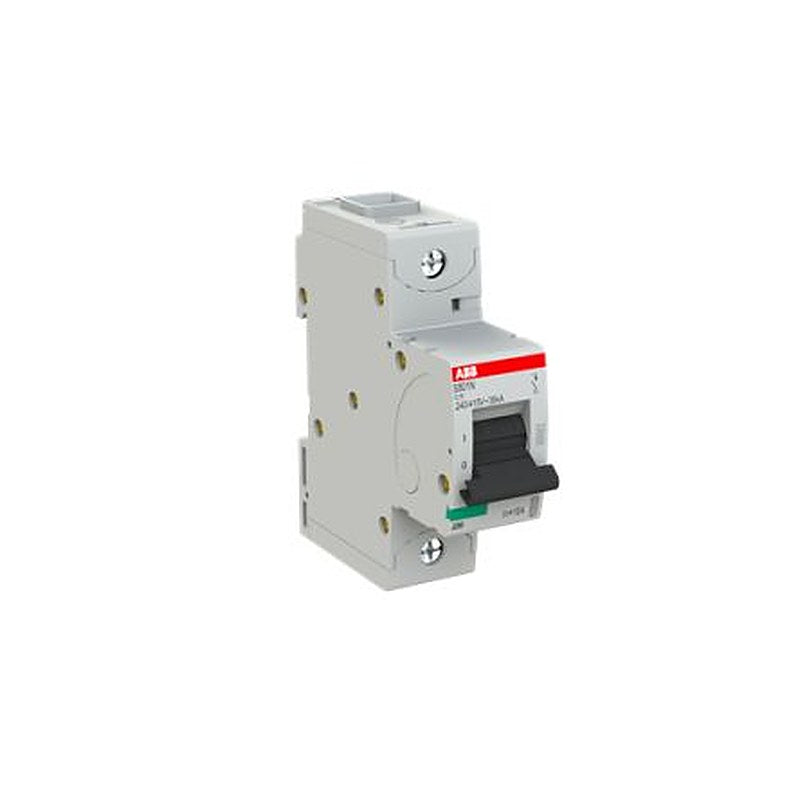 ABB S801N Miniature Circuit Breaker, 1-Pole, 16A, Type C, 400V ac AC, 36 kA Breaking Capacity