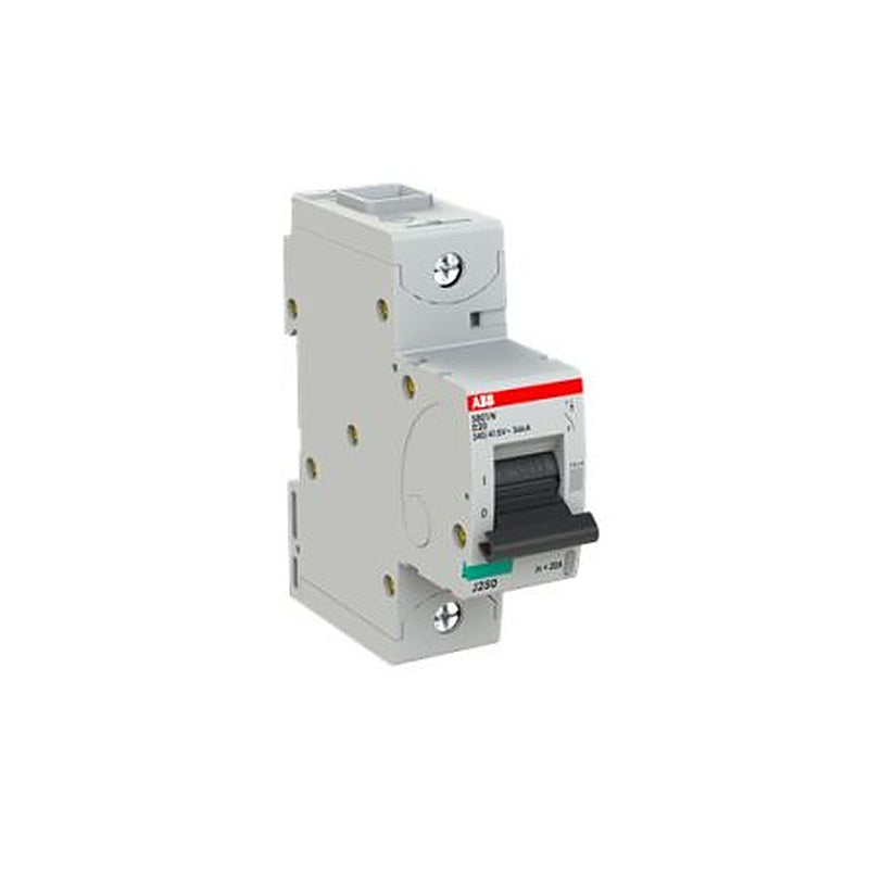 ABB S801N Miniature Circuit Breaker, 1-Pole, 20A, Type D, 400V ac AC, 36 kA Breaking Capacity