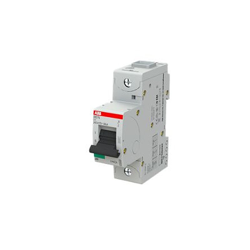 ABB S801N Miniature Circuit Breaker, 1-Pole, 40A, Type C, 400V ac AC, 36 kA Breaking Capacity