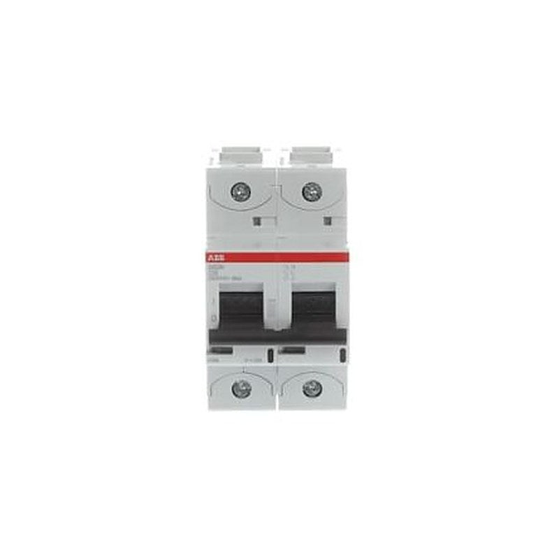 ABB S802N Miniature Circuit Breaker, 2-Pole, 25A, Type C, 690V ac AC, 36 kA Breaking Capacity