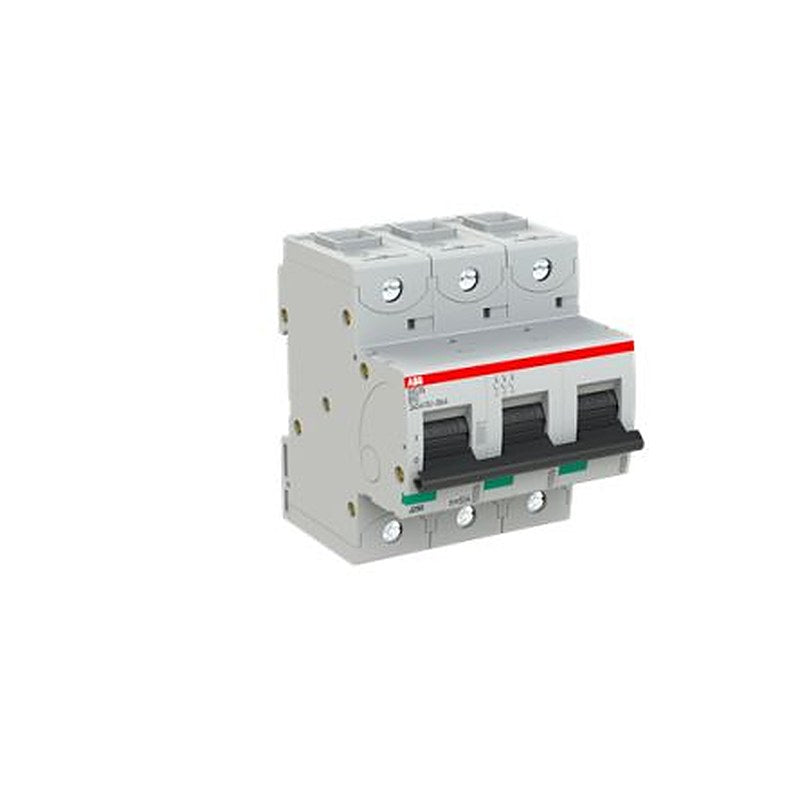 ABB S803N Miniature Circuit Breaker, 3-Pole, 50A, Type B, 690V ac AC, 36 kA Breaking Capacity