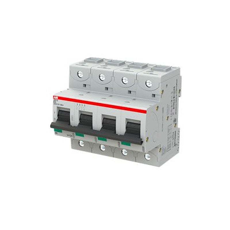 ABB S804N S804N Miniature Circuit Breaker, 4-Pole, 32A, Type B, 690V ac AC, 36 kA Breaking Capacity