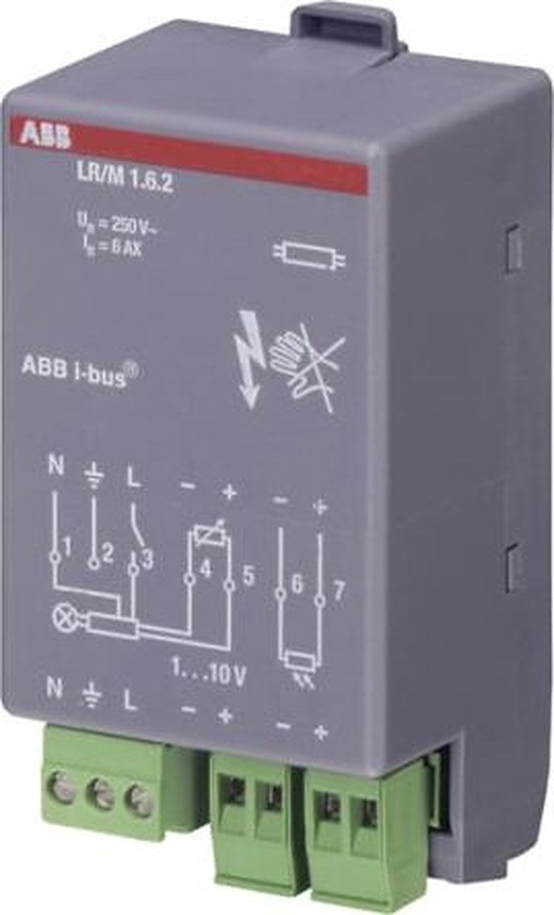 ABB LR/M1.6.2 Lighting Controller General Lighting Controller, Light, DIN Rail Mount, 1V, 10 V