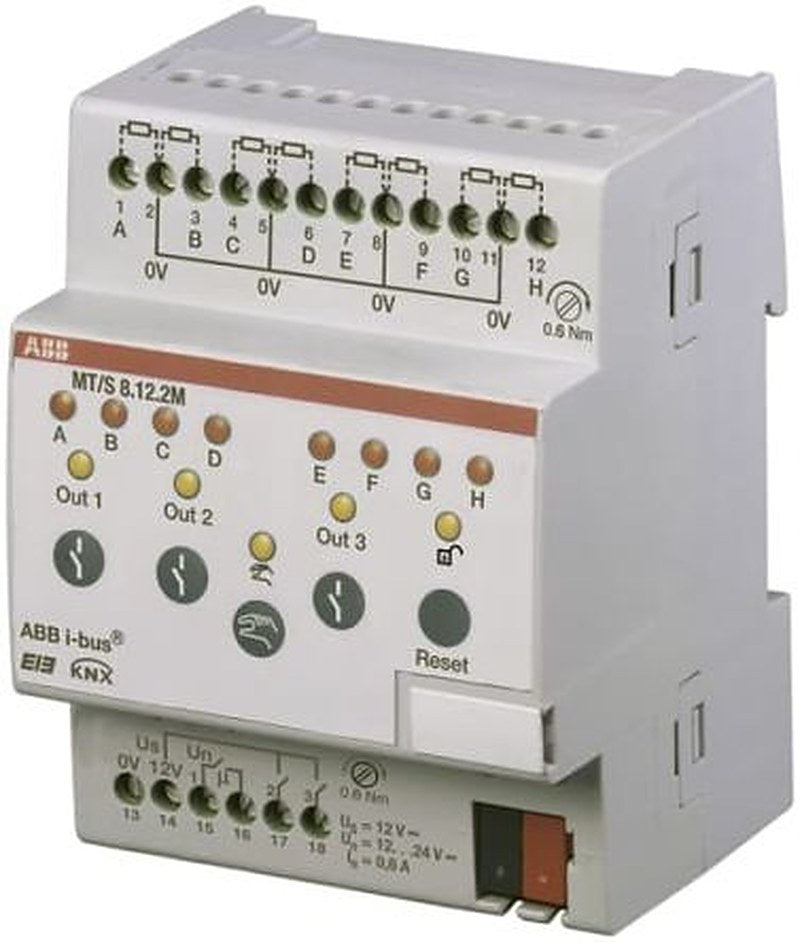 ABB MT/S8.12.2M Series Safety Module for Use with KNX (TP) Bus System
