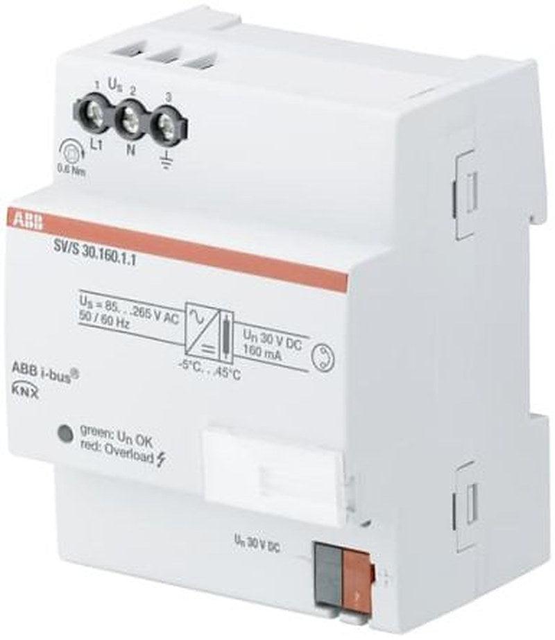 ABB SV/S Power Supply DIN Rail Power Supply 240V ac AC Input 30V dc, 160 mA Output DC