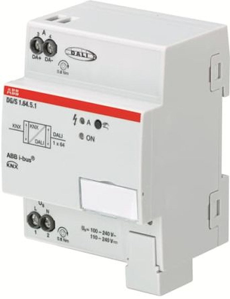 ABB DG/S 210 mW Lighting Controller Gateway, DIN Rail Mount, 240V ac
