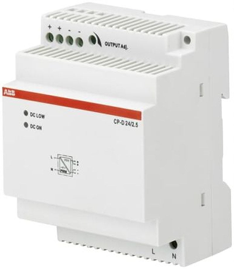 ABB CP-D Power Supply DIN Rail Power Supply 264V ac AC Input 24V dc, 2.5 A Output DC 60 W