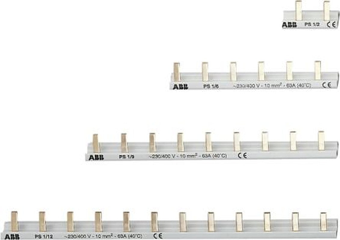 ABB Busbars and Accessories (IEC Range) Busbar for use with Miniature Circuit Breaker