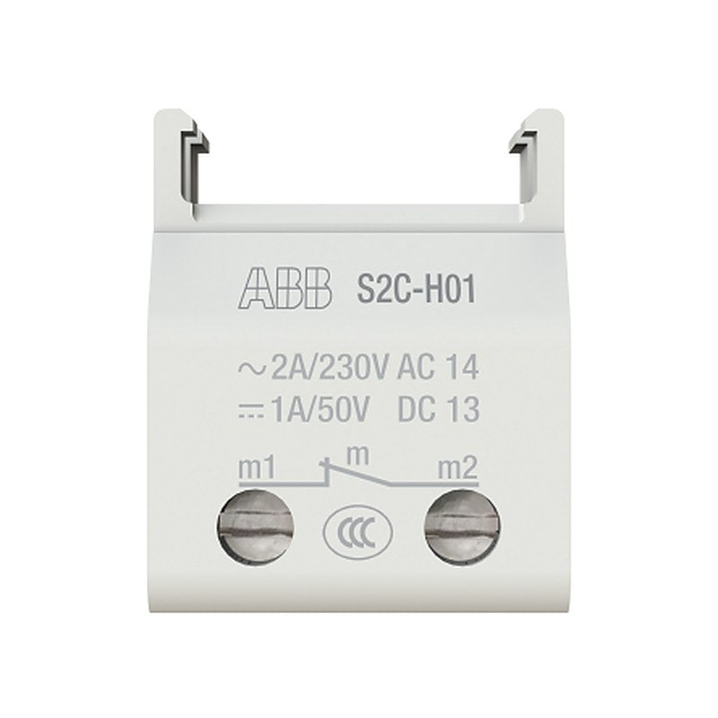 ABB Auxiliary Contact, 1 Contact, 1 NC, S2C, Bottom, 2CDS200970R0031