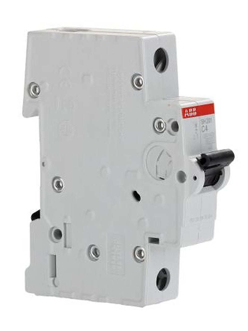 ABB ComPact Home SH200 Miniature Circuit Breaker, 1-Pole, 4A, Type C, 253V ac AC, 6 kA Breaking Capacity