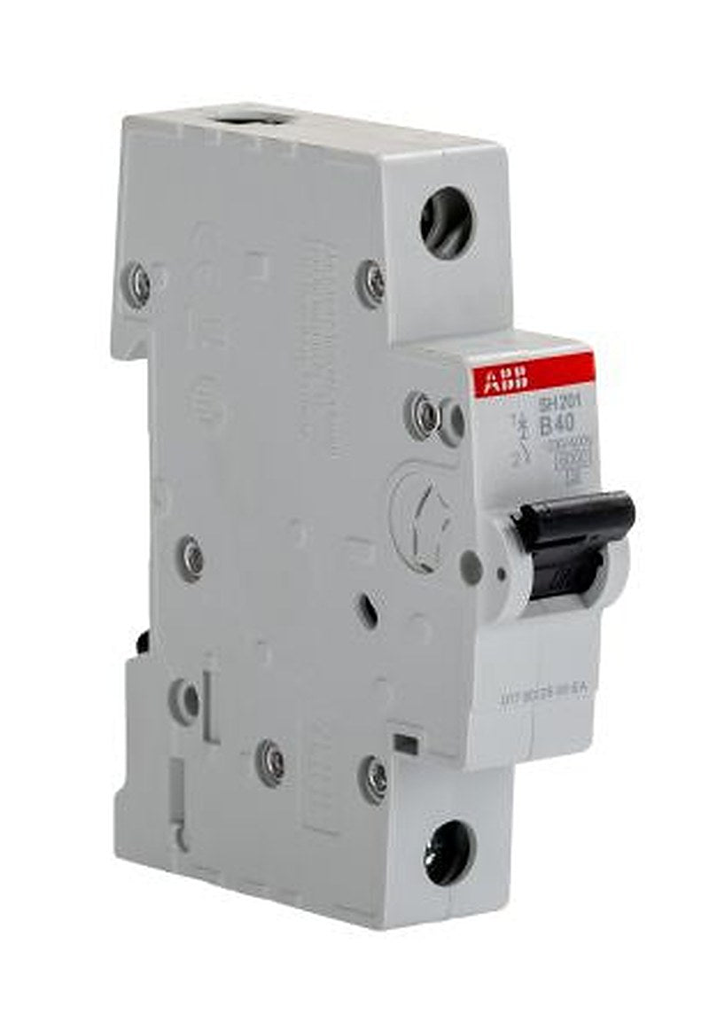 ABB ComPact Home SH200 Miniature Circuit Breaker, 1-Pole, 40A, Type B, 440V ac AC, 60 V dc DC, 6 kA Breaking Capacity