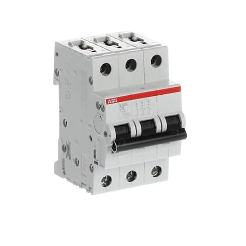 ABB S203L Miniature Circuit Breaker, 3-Pole, 6A, Type C, 400V ac AC, 6 kA Breaking Capacity