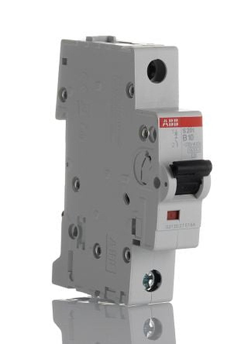 ABB System Pro M Compact S200 Miniature Circuit Breaker, 1-Pole, 10A, Type B, 400V ac AC, 10 kA Breaking Capacity