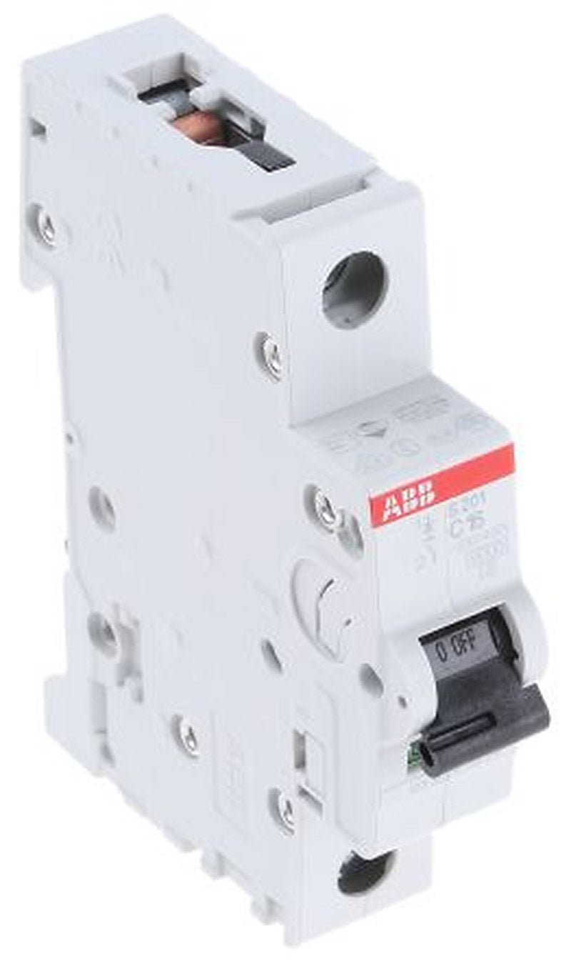 ABB System Pro M Compact System Pro M Compact Miniature Circuit Breaker, 1-Pole, 16A, Type C, 253V ac AC, 72 V dc DC, 6