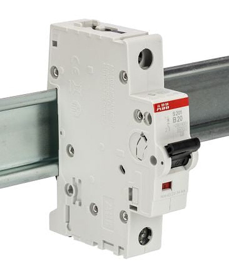 ABB System Pro M Compact S200 Miniature Circuit Breaker, 1-Pole, 20A, Type B, 400V ac AC, 10 kA Breaking Capacity