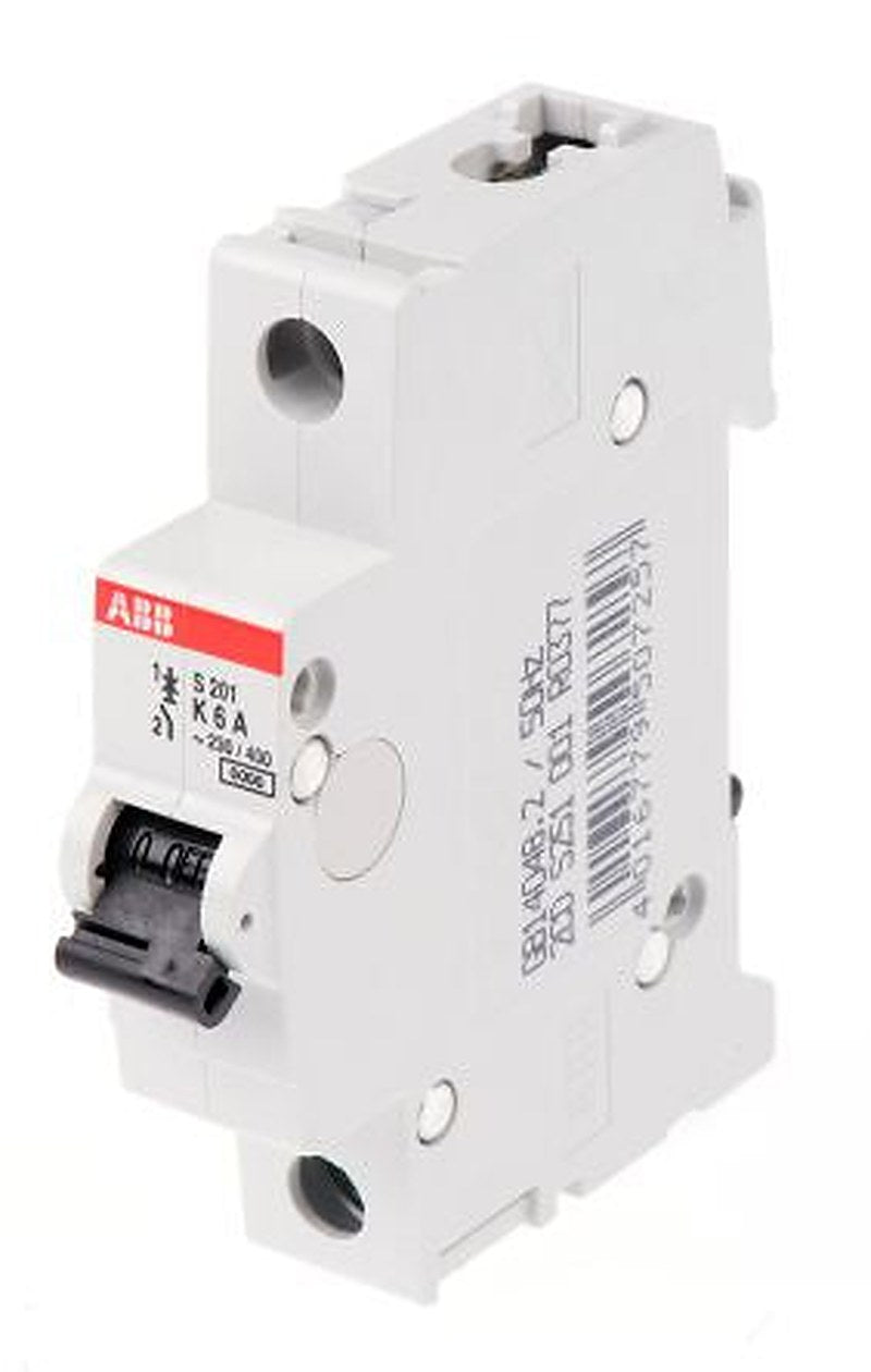 ABB System Pro M Compact System Pro M Compact Miniature Circuit Breaker, 1-Pole, 6A, Type K, 253V ac AC, 72 V dc DC, 6
