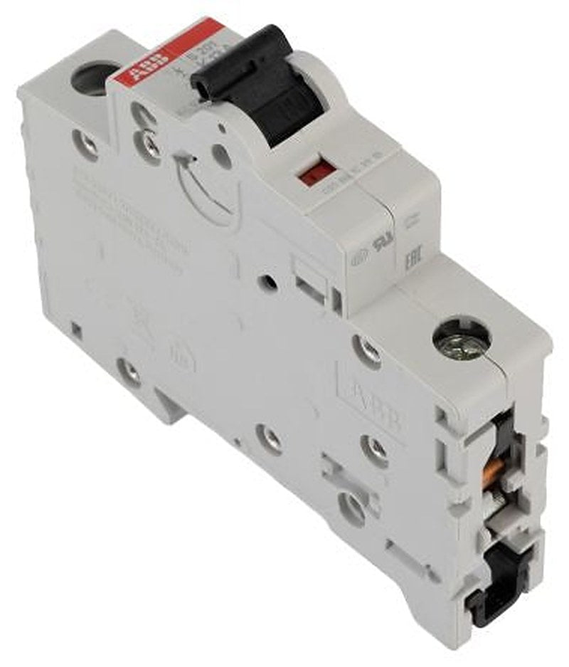ABB System Pro M Compact S200 Miniature Circuit Breaker, 1-Pole, 13A, Type K, 253V AC, 72 V DC, 6 kA Breaking Capacity
