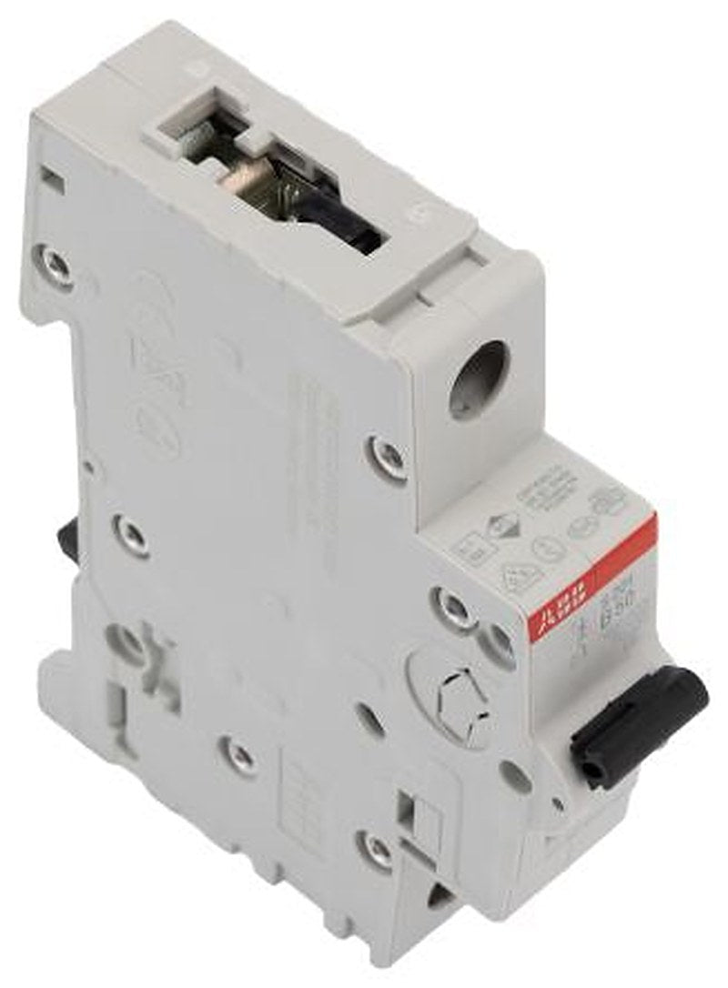 ABB System Pro M Compact S200 Miniature Circuit Breaker, 1-Pole, 50A, Type B, 230V ac AC, 72 V dc DC, 6 kA Breaking