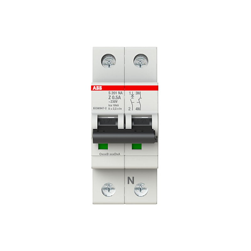 ABB System Pro M Compact S200 Miniature Circuit Breaker, 1-Pole, 500mA, Type Z, 400V ac AC, 6 kA Breaking Capacity