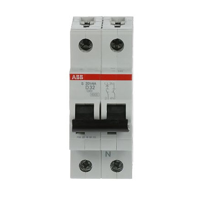 ABB System Pro M Compact S200 Miniature Circuit Breaker, 1-Pole, 32A, Type D, 400V ac AC, 12 V DC, 6 kA Breaking