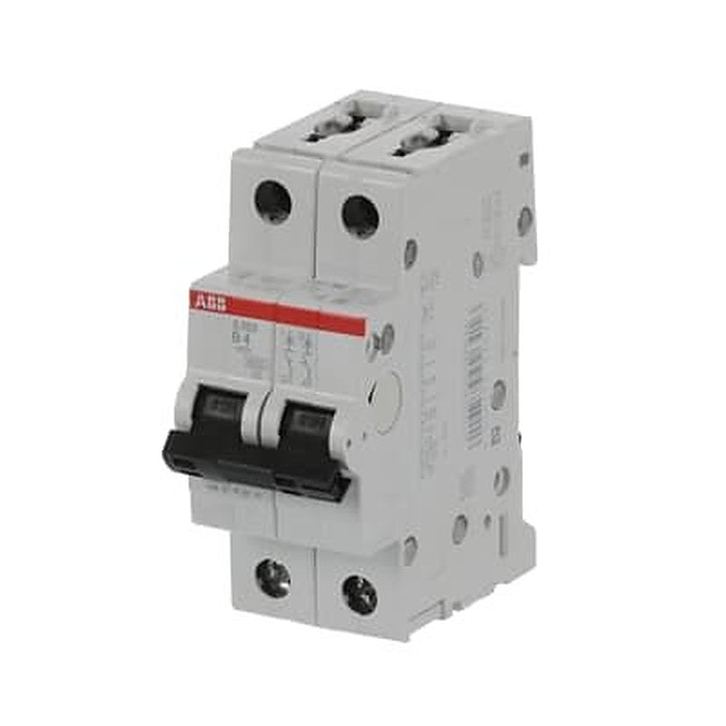 ABB System Pro M Compact S200 Miniature Circuit Breaker, 2-Pole, 4A, Type B, 400V ac AC, 10 kA Breaking Capacity
