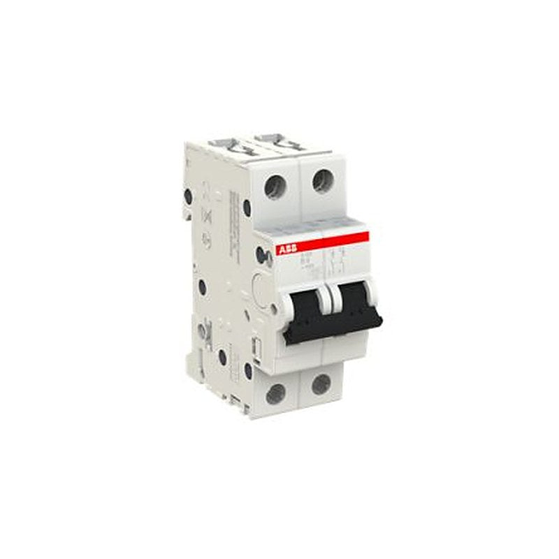 ABB System Pro M Compact S200 Miniature Circuit Breaker, 2-Pole, 6A, Type B, 400V ac AC, 6 kA Breaking Capacity