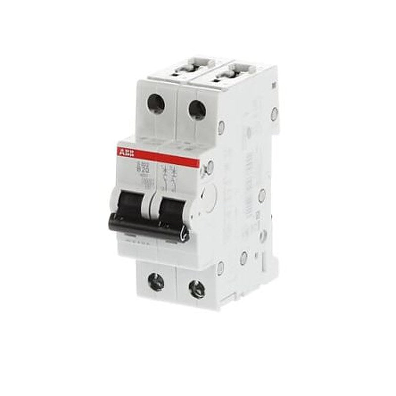 ABB System Pro M Compact S200 Miniature Circuit Breaker, 2-Pole, 20A, Type B, 400V ac AC, 110 V dc DC, 6 kA Breaking