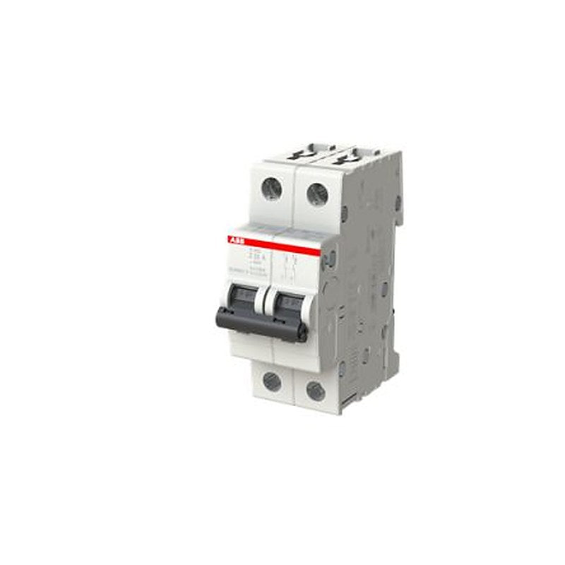 ABB System Pro M Compact S200 Miniature Circuit Breaker, 2-Pole, 25A, Type Z, 400V ac AC, 125 V dc DC, 10 kA Breaking