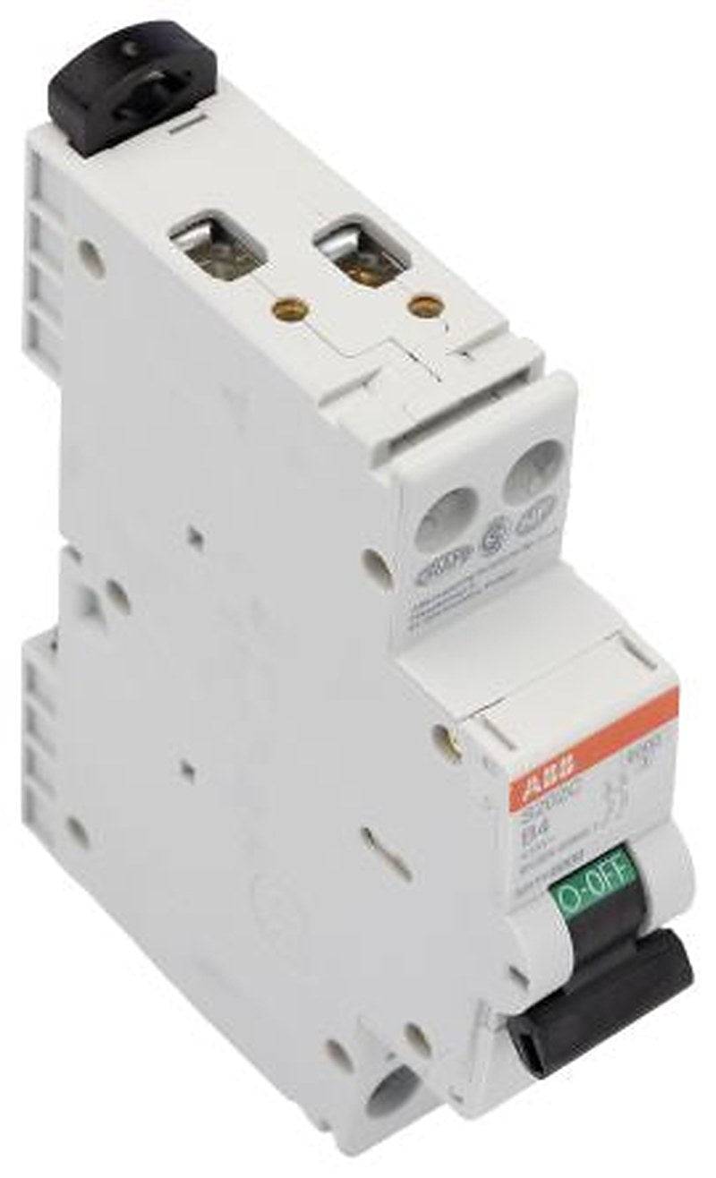 ABB S200C S200C Miniature Circuit Breaker, 2-Pole, 4A, Type B, 415V ac AC, 6 kA Breaking Capacity