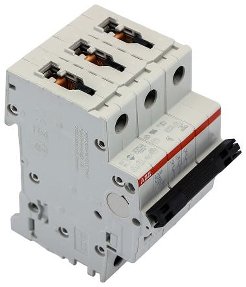 ABB System Pro M Compact S200 Miniature Circuit Breaker, 3-Pole, 8A, Type C, 400V ac AC, 6 kA Breaking Capacity