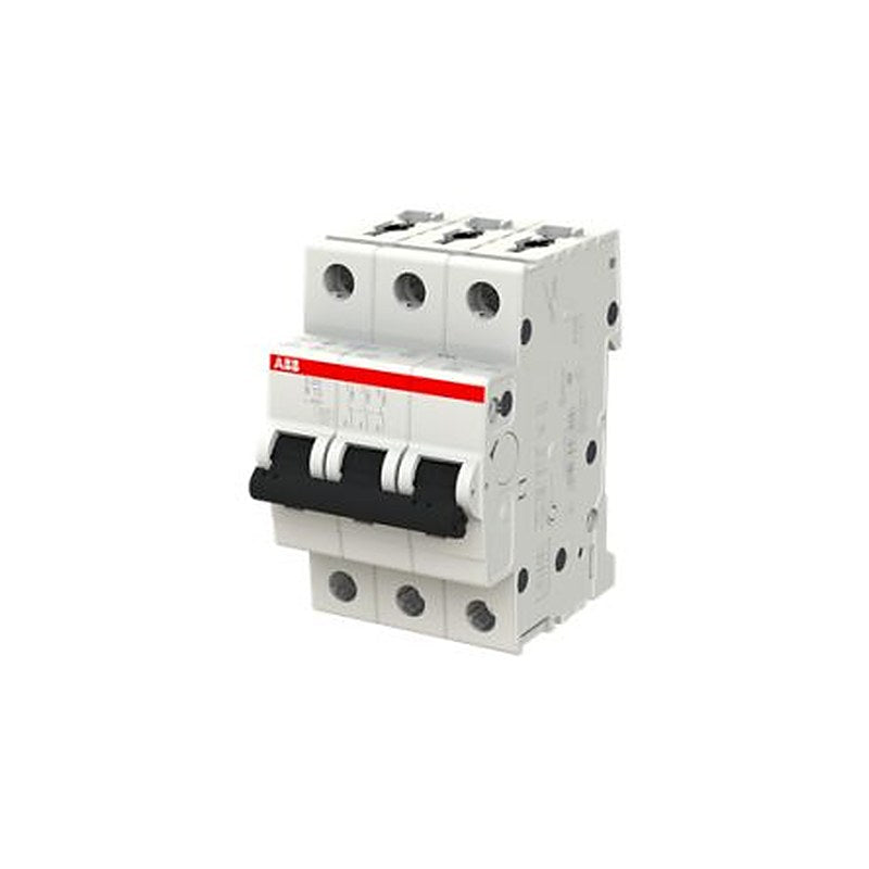 ABB System Pro M Compact S200 Miniature Circuit Breaker, 3-Pole, 13A, Type B, 400V ac AC, 110 V dc DC, 10 kA Breaking