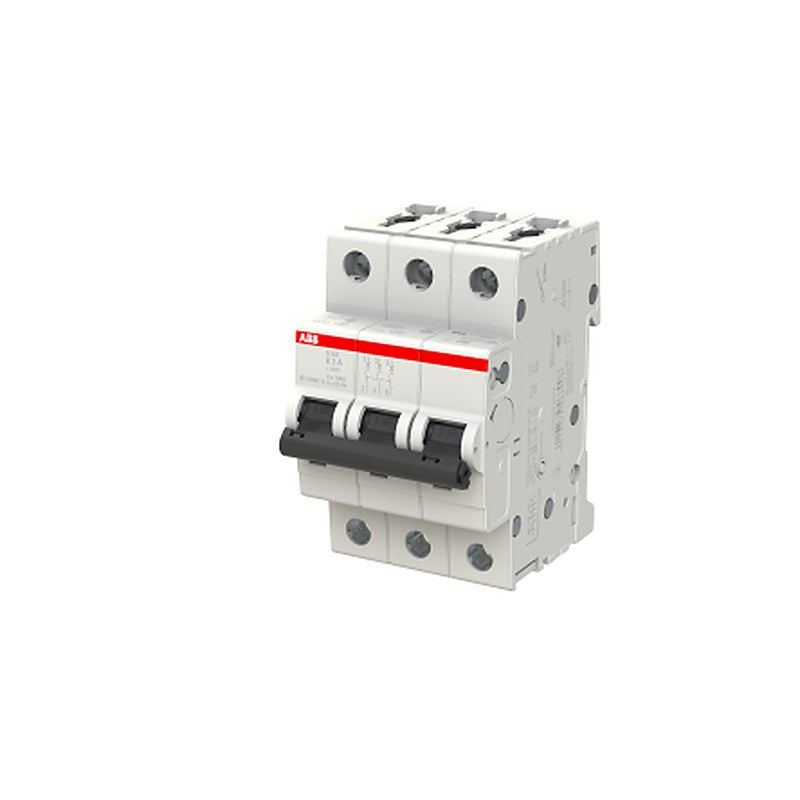 ABB System Pro M Compact S200 Miniature Circuit Breaker, 3-Pole, 3A, Type K, 400V AC, 6 kA Breaking Capacity