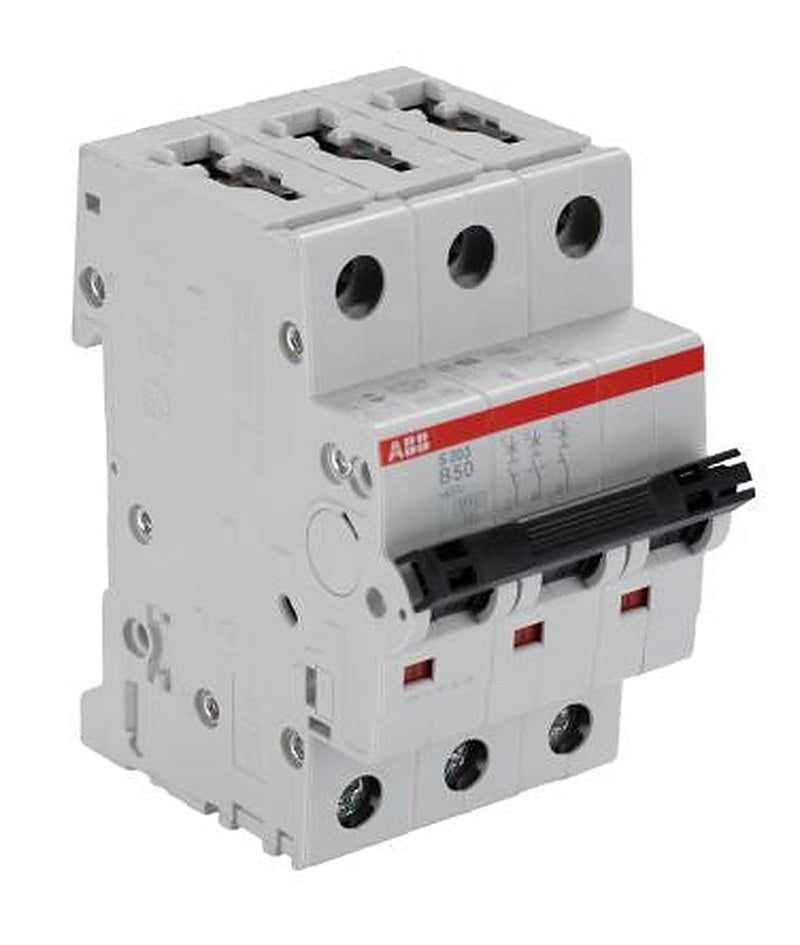 ABB System Pro M Compact S200 Miniature Circuit Breaker, 3-Pole, 50A, Type B, 400V ac AC, 6 kA Breaking Capacity